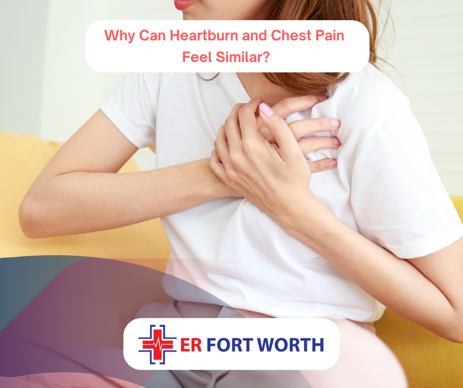 Heart Burn and Chest Pain Feel Similar Fort Worth