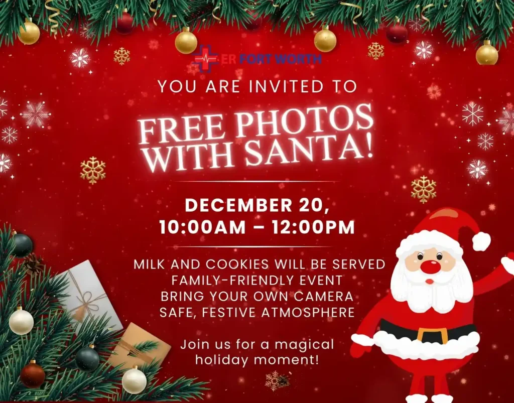 ER of fortworth - Photos with Santa
