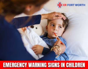 Emergency warning signs in children