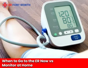 When to Go to the ER Now vs Monitor at Home