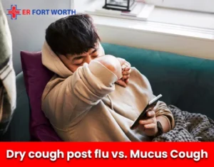 Dry cough post flu vs. Mucus Cough