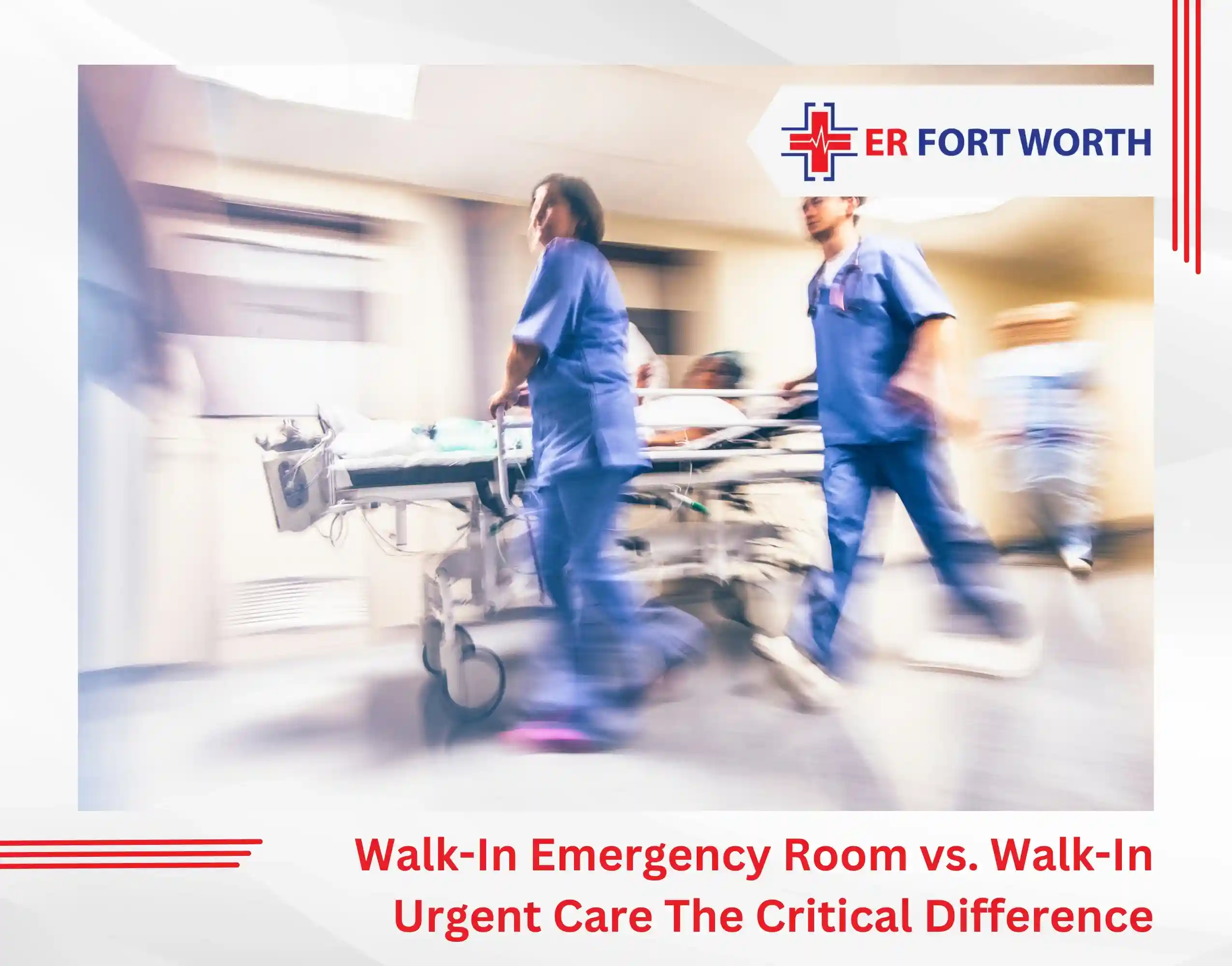 Walk-In Emergency Room vs. Walk-In Urgent Care — The Critical Difference