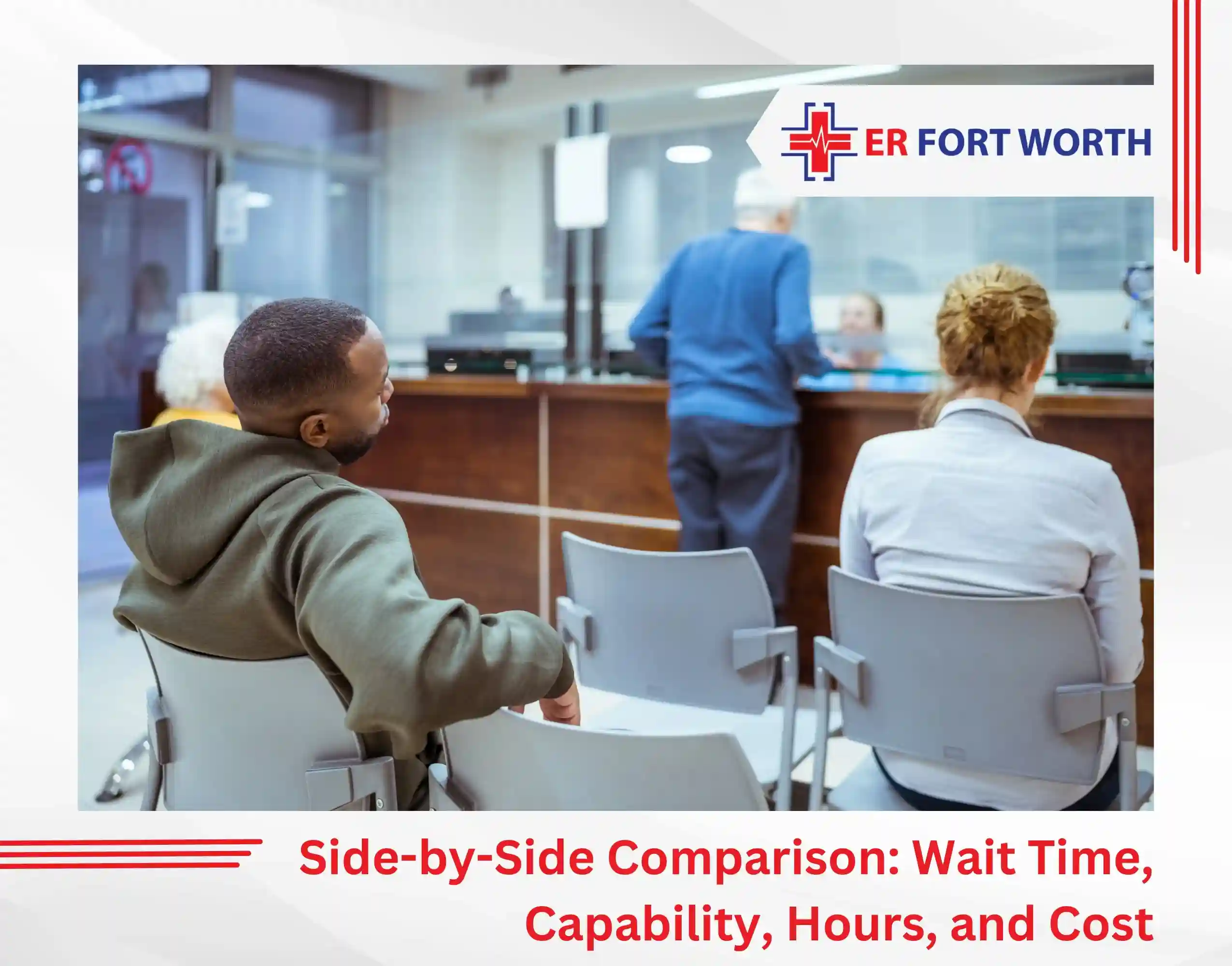 Side-by-Side Comparison Wait Time, Capability, Hours, and Cost