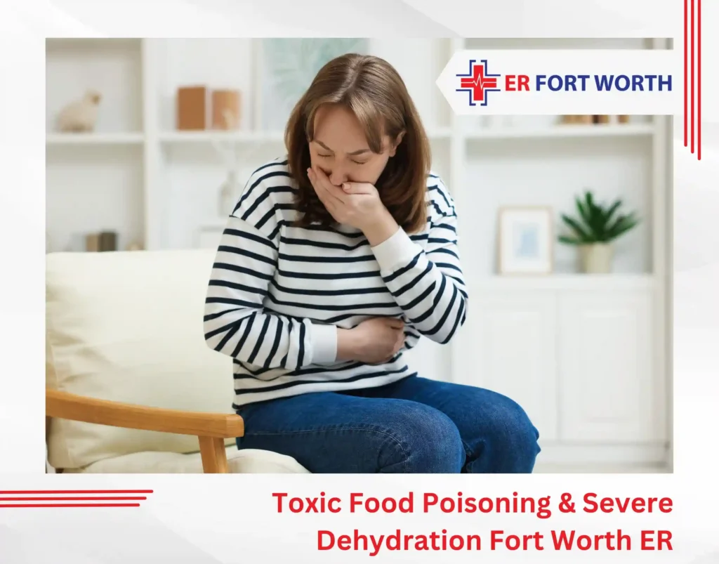 Toxic Food Poisoning & Severe Dehydration Fort Worth ER